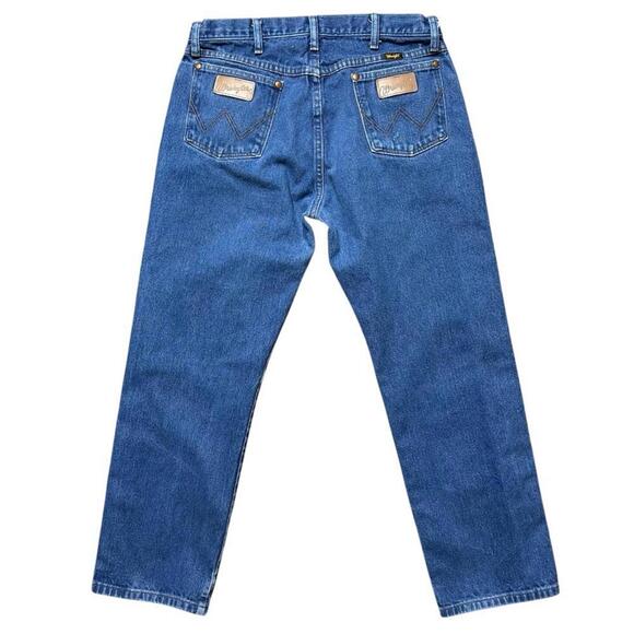 Vintage Wrangler Double Patch Rare “Error” Jeans Size 34 x 30